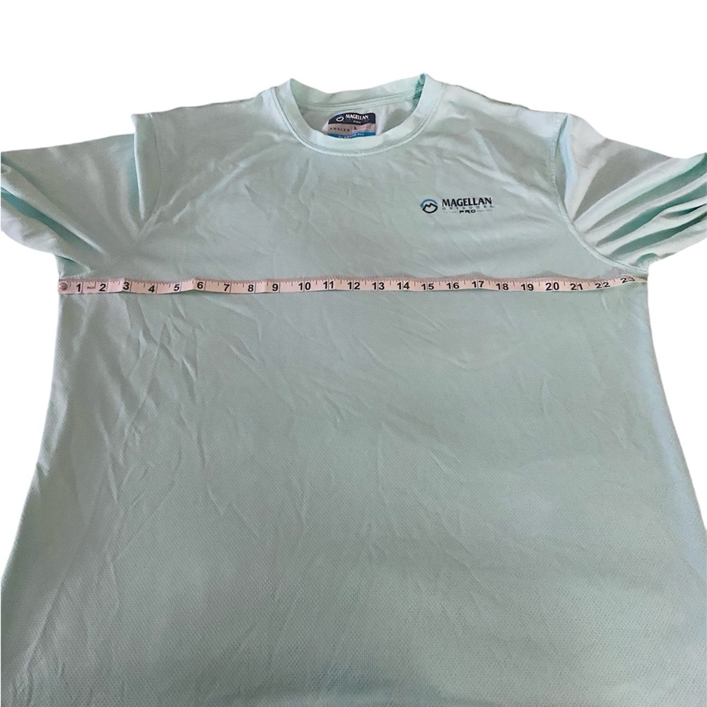 Magellan Men’s outdoors Pro Aqua Blue shirt Angler Series Long Sleeve Si… - Picture 9 of 13
